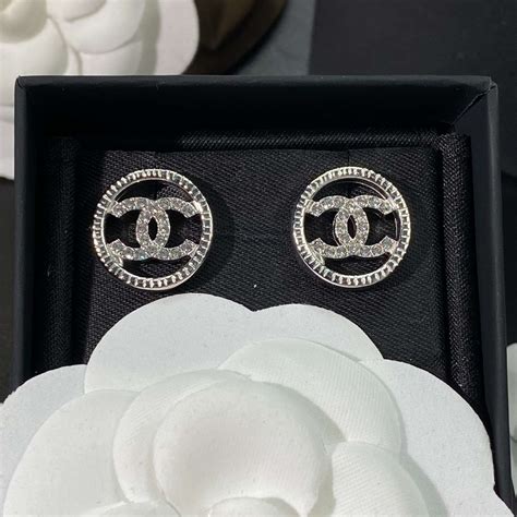 chanel cc earrings fake|authentic chanel double c earrings.